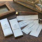 Oeda Letterpress 3 Patterns Label Book II (Royal Blue & Silver / Bronze & Black)