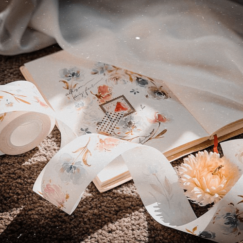 Meow Illustration Washi Tape - A Flower ( III )