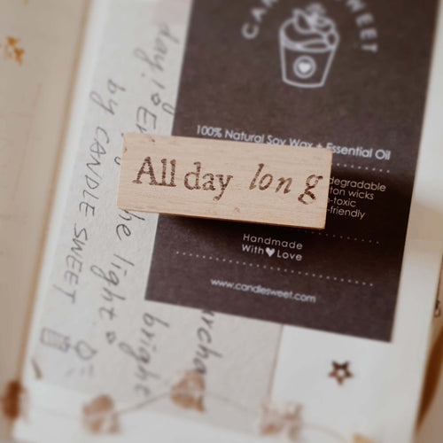 Yeoncharm Rubber Stamp - All day long