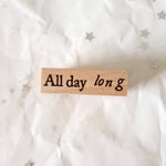 Yeoncharm Rubber Stamp - All day long