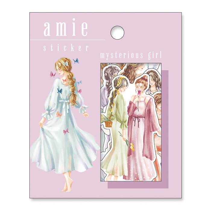 Amie Sticker Flakes - Mysterious girl – Sumthings of Mine