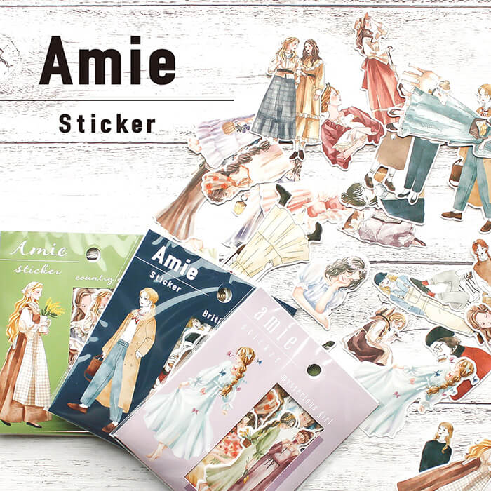 Amie Sticker Flakes - Mysterious girl – Sumthings of Mine