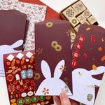 Year of Rabbit Lucky Sticker + Red Envelope Set