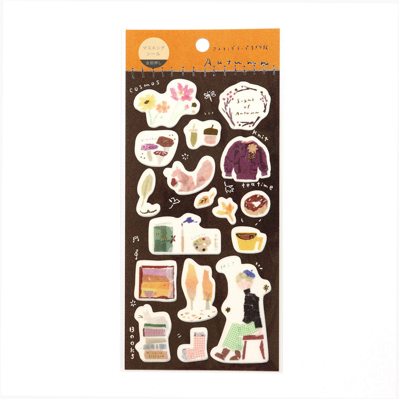 Miki Tamura [My Favorite] Washi Sticker - Autumn