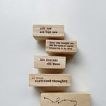 SOMe Phrase Rubber Stamp - Autumn Series (II)