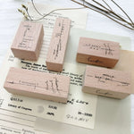 banfan Rubber Stamp Collection - Vertical Strikeout