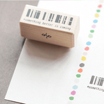 Peho Design Rubber Stamp - Barcode