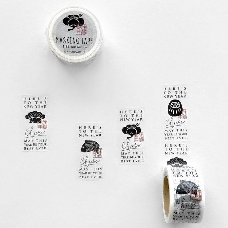 KNOOP WORKS Washi Tape - New Year