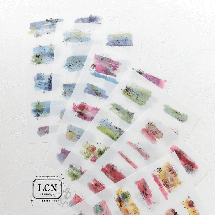 LCN Print-On Stickers - Brush Paint