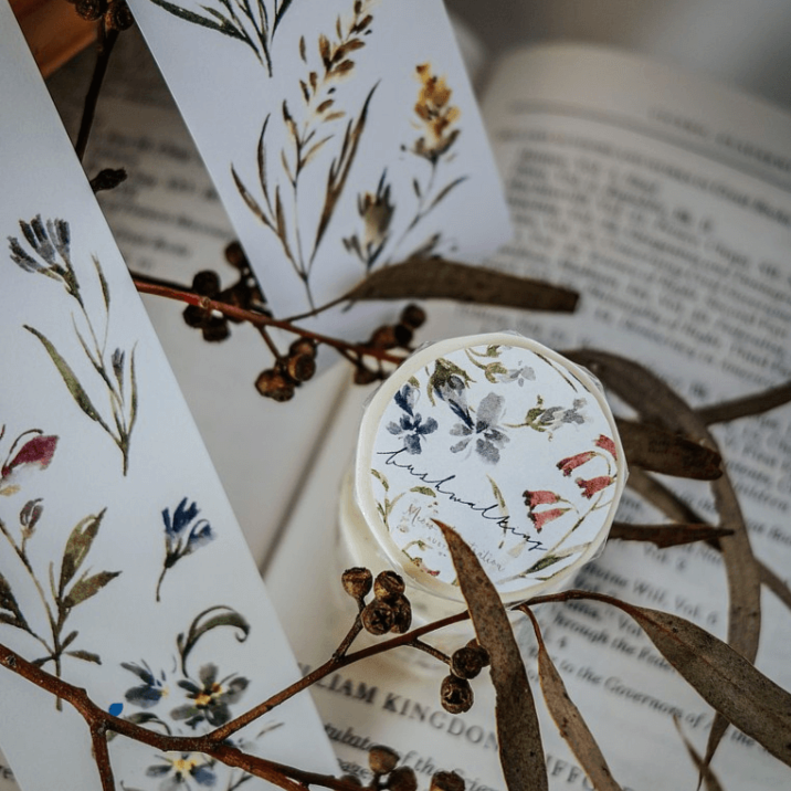 washi tape 'flowers and branches' - Daphne's Diary