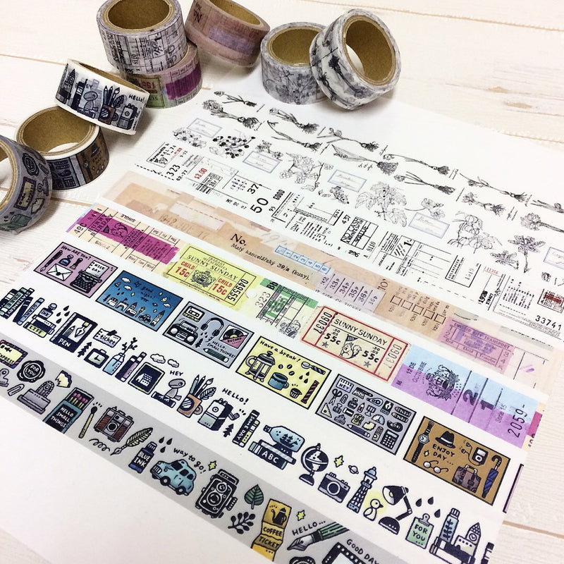 Papier Platz x Sunny Sunday Washi Tapes Collection