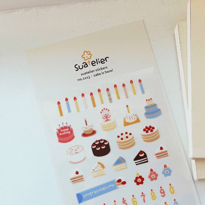Suatelier Sticker - cake is here!