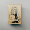 LDV Rubber Stamp: Camera Girl