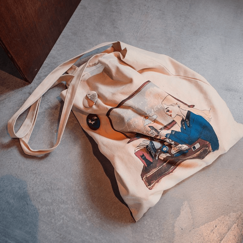 LDV [Life is Beautiful] Shoulder Canvas Bag