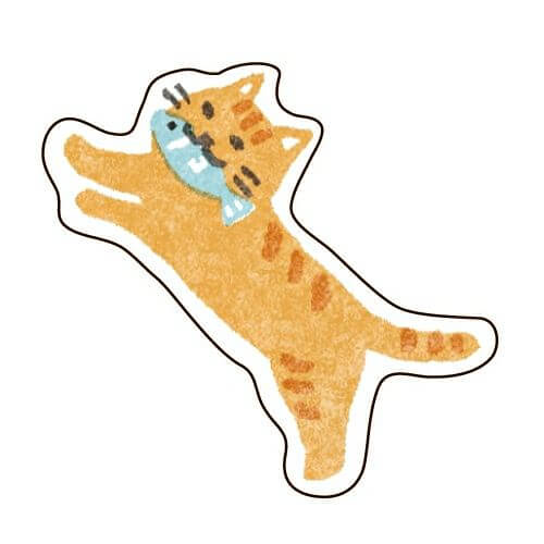Furukawashiko [Pochitto] Sticker Flakes - Cat