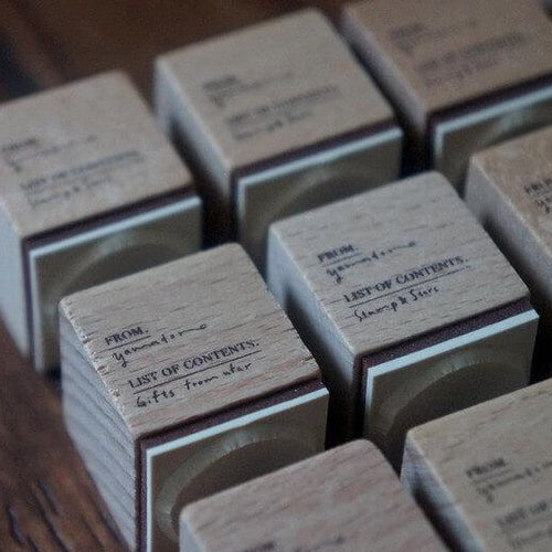 Yamadoro Rubber Stamp - Gifts from Afar
