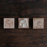 bighands handmade Rubber Stamp - What's on your chair?