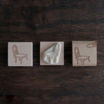 bighands handmade Rubber Stamp - What's on your chair?