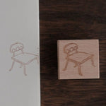 bighands handmade Rubber Stamp - What's on your chair?