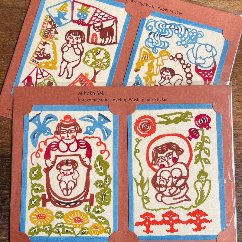 Classiky x Mihoko Seki Stencil Dyeing Paper Seals - Child