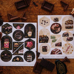 OURS Postage Stickers - Chocolate