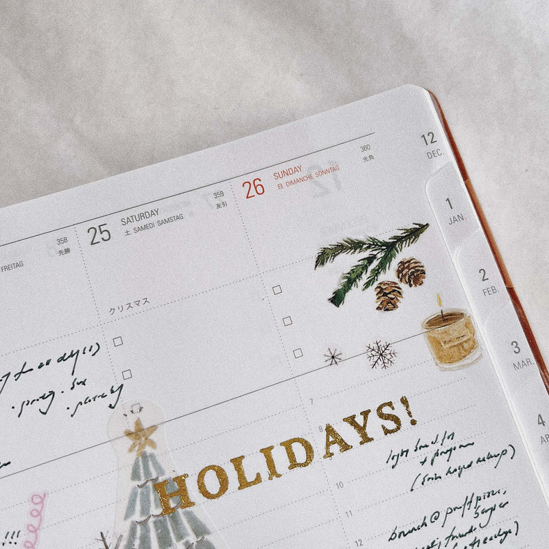 Print-on Sticker: Merry Christmas & Happy New Yearl