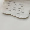 ____ of the day Rubber Stamp: Classic Typeface