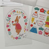 Clear Postcard - Flower and Rabbit