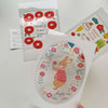 Clear Postcard - Flower and Rabbit