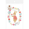 Clear Postcard - Flower and Rabbit