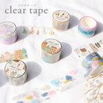 Mind Wave Clear Tape - Floral Garland