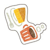 Furukawashiko [Pochitto] Sticker Flakes - Coffee