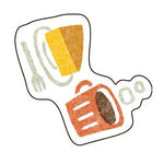 Furukawashiko [Pochitto] Sticker Flakes - Coffee