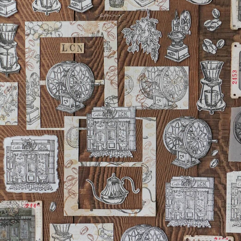 LCN Rubber Stamp Set - Coffee Stamp Vol.2