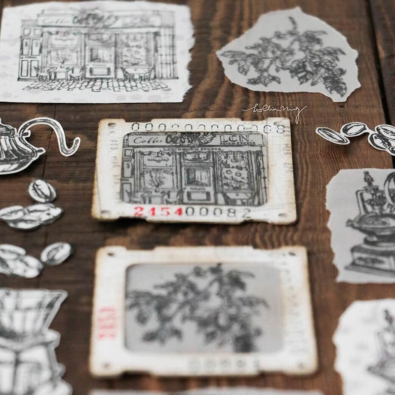 LCN Rubber Stamp Set - Coffee Stamp Vol.2