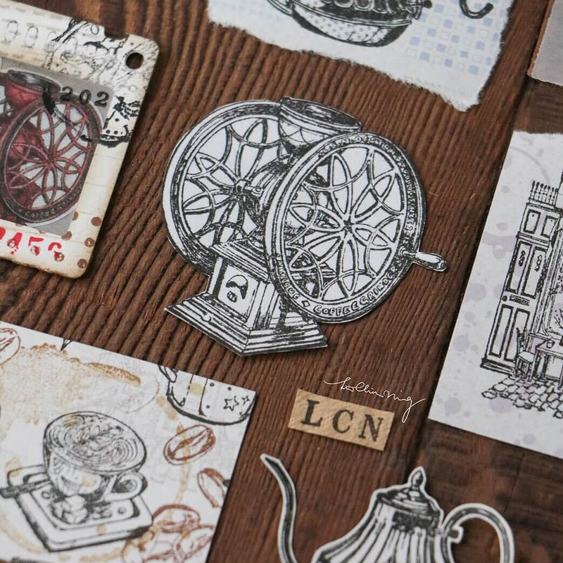 LCN Rubber Stamp Set - Coffee Stamp Vol.2