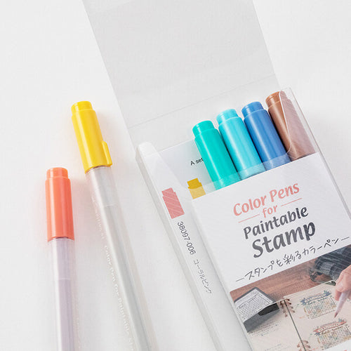MD Colour Pens for Paintable Stamp - Happiness