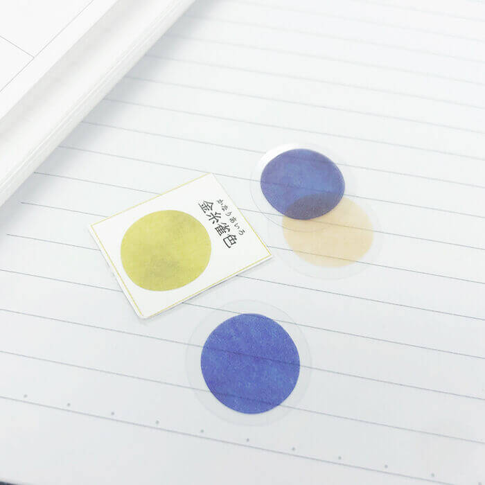 Seasonal Colour Swatch Tracing Paper Stickers