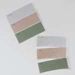 Colour Palette Memo Pad - Red/Yellow/Blue/Green