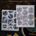OURS Postage Stickers - Colourful Night