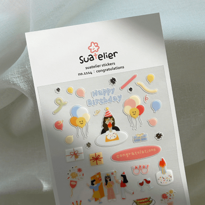 Suatelier Sticker -  congratulations