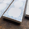 Oeda Letterpress 3 Patterns Label Book II (Royal Blue & Silver / Bronze & Black)