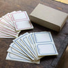 Oeda Letterpress Letterpress Sticker Set【Red & Blue】