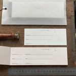 Oeda Letterpress Money Receipt