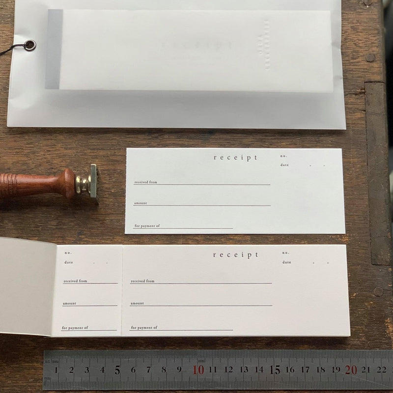 Oeda Letterpress Money Receipt
