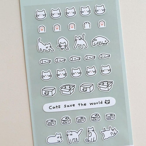 Suatelier Mini Sticker - Deco.09 (cats)