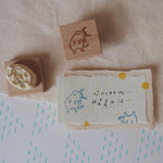 bighands Handmade Rubber Stamp - Head Tilt Animals