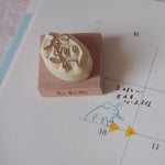 bighands Handmade Rubber Stamp - Head Tilt Animals