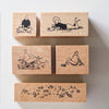 modaizhi One Day Rubber Stamp Set - Plant Series