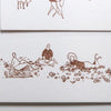 modaizhi One Day Rubber Stamp Set - Plant Series